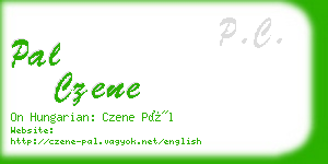 pal czene business card